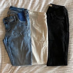GAP Maternity skinny jean bundle